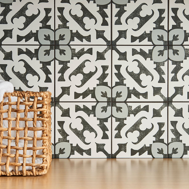 Brina, 8" x 8" Porcelain Tile | NBRI8X8 | Patterned Tile by MSI