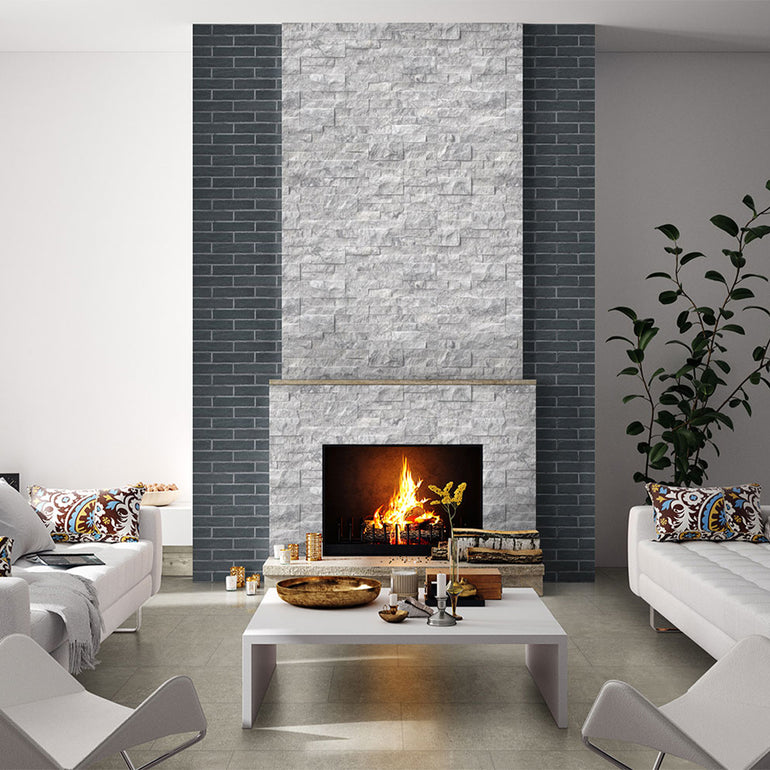 Cobble Brickstone, 2" x 10" Porcelain Tile | NCAPCOBBRI2X10 | MSI