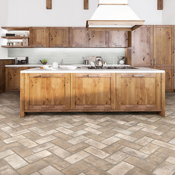 Ivory Brickstone, 5" x 10" Porcelain Tile | NCAPIVOBRI5X10 | MSI