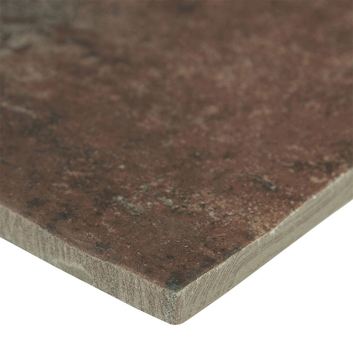 Red Brickstone, 5" x 10" Porcelain Tile | NCAPREDBRI5X10 | MSI