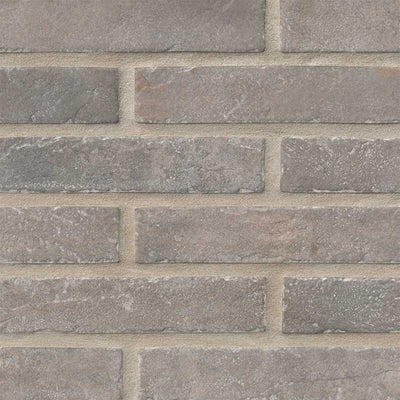 Taupe Brickstone, 2" x 10" Porcelain Tile | NCAPTAUBRI2X10 | MSI