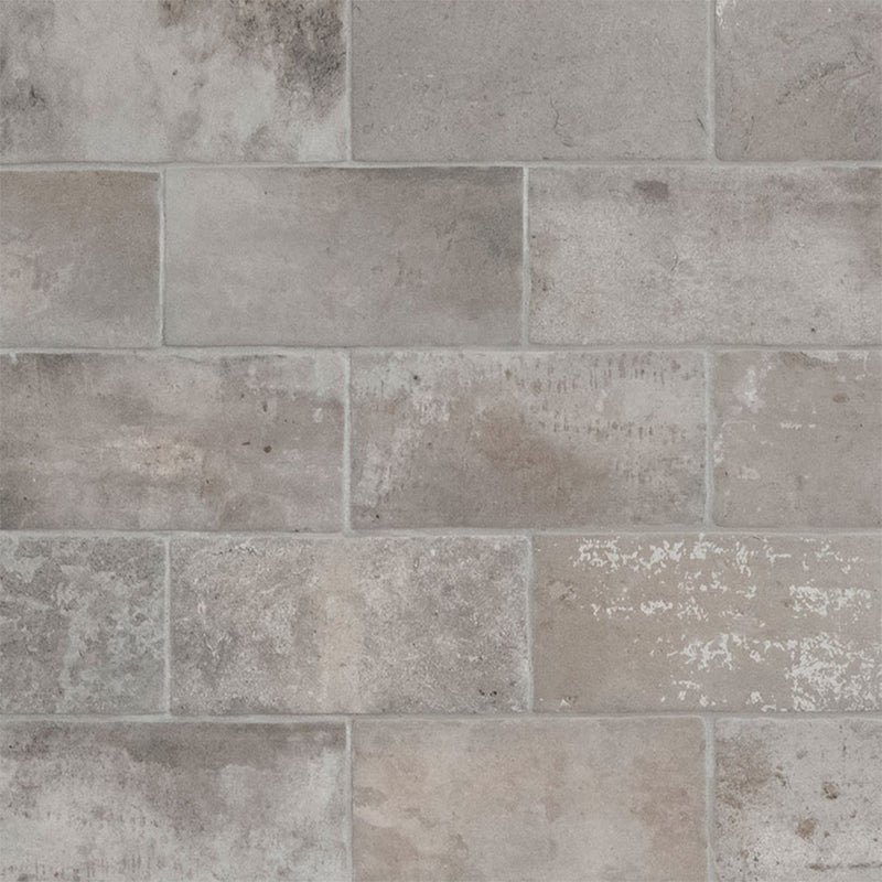 Taupe Brickstone, 5" x 10" Porcelain Tile | NCAPTAUBRI5X10 | MSI