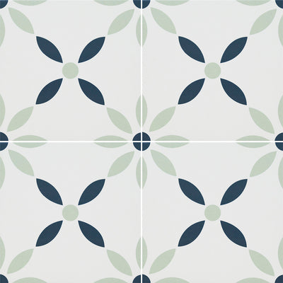 Greta, 8" x 8" Porcelain Tile | NZARGRE8X8 | Patterned Tile by MSI