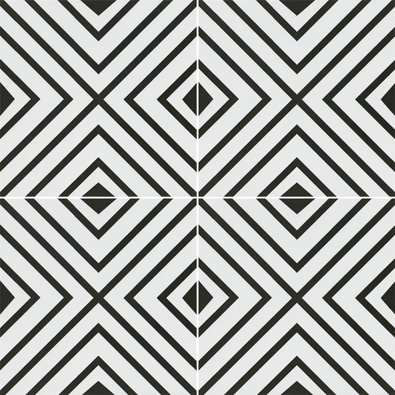 Modena, 8" x 8" Porcelain Tile | NZARMOD8X8 | Patterned Tile by MSI