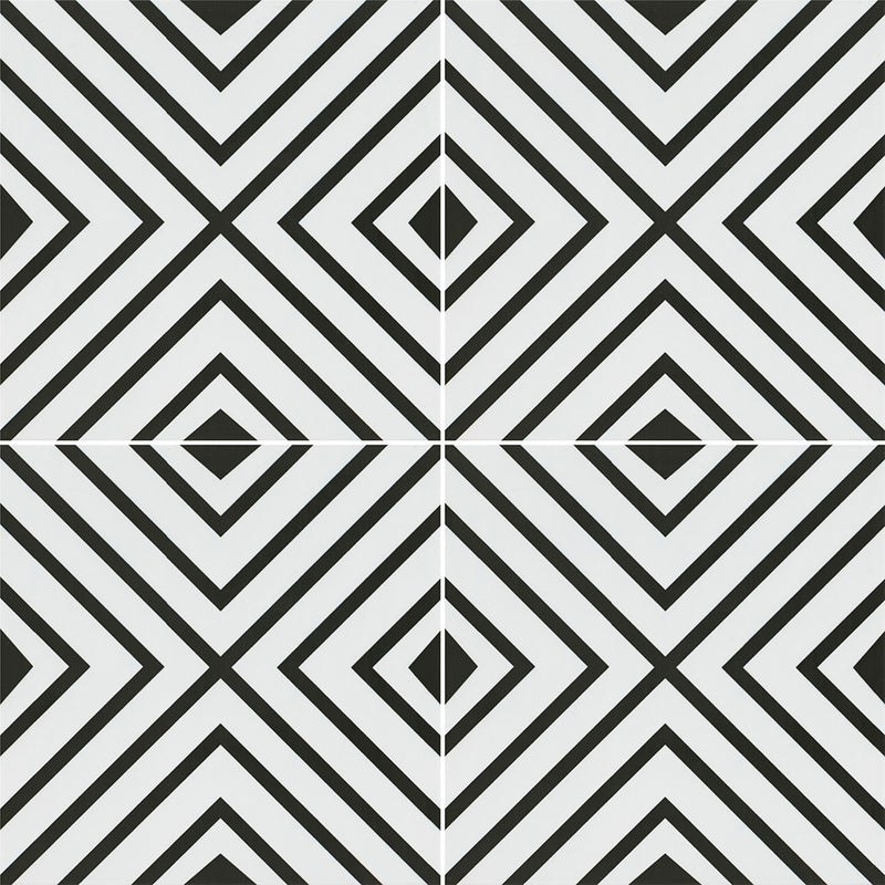 Modena, 8" x 8" Porcelain Tile | NZARMOD8X8 | Patterned Tile by MSI