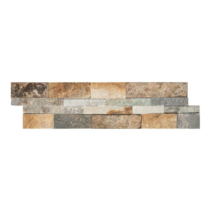 Desert Gold Dressed, 6" x 24" Quartzite Ledger | QRTDESGLDPANELDR