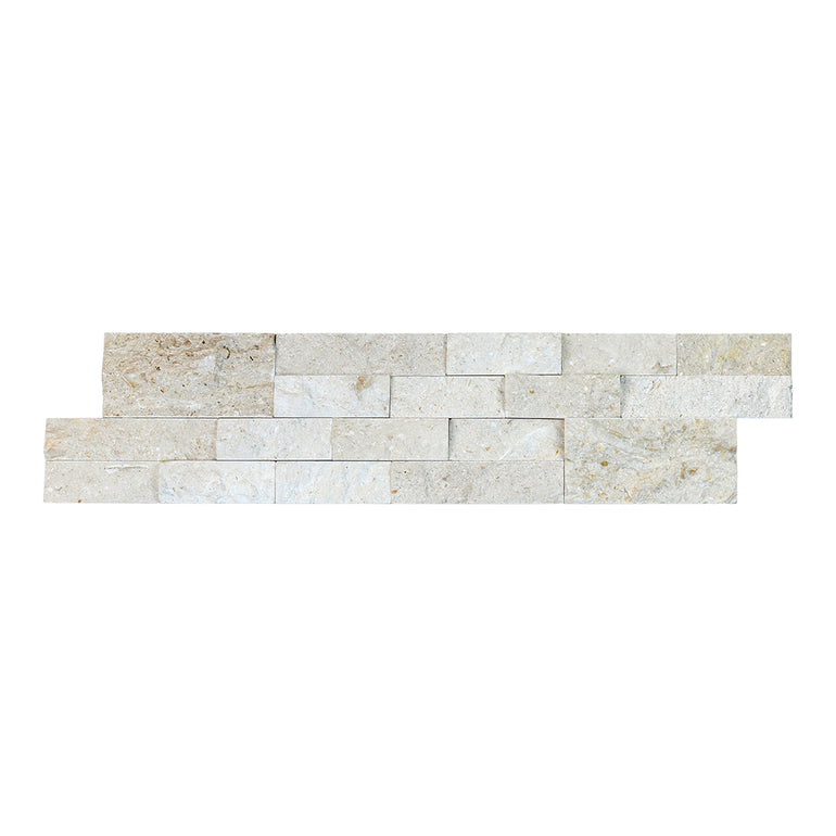 Lymra, 6" x 24" Limestone Ledger Panel | Stacked Natural Stone
