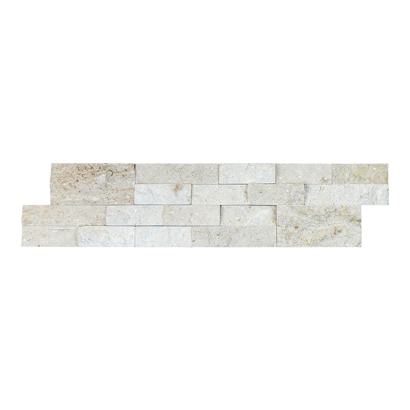 Lymra, 6" x 24" Limestone Ledger Panel | Stacked Natural Stone
