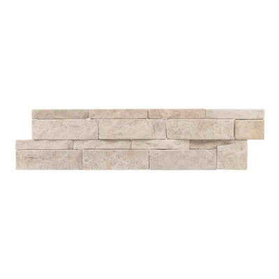 Sandy Beach, 6" x 24" Ledger Panel | Stacked Natural Stone