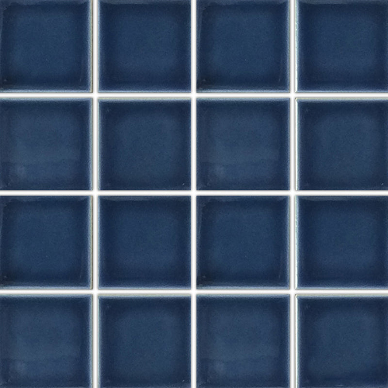 Navy Blue, 3" x 3" | VIP-917 | Fujiwa Porcelain Pool Tile