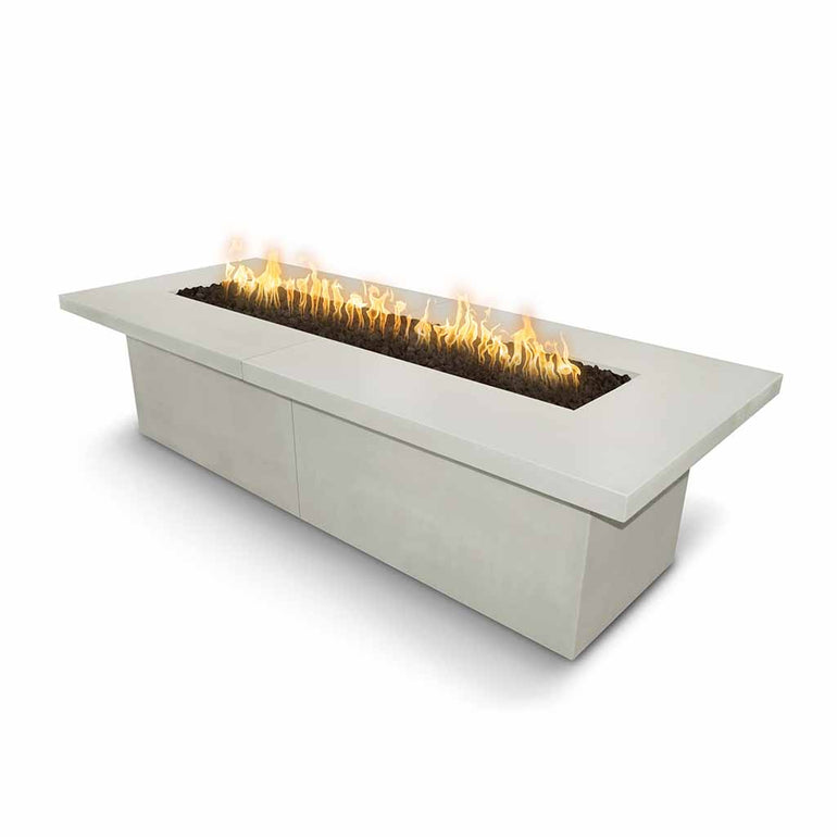 Newport 72" Fire Table, GFRC Concrete | The Outdoor Plus Fire Pits - Ash