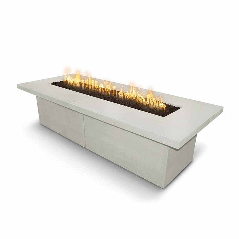 Newport 144" Fire Table, GFRC Concrete | The Outdoor Plus Fire Pits - Ash