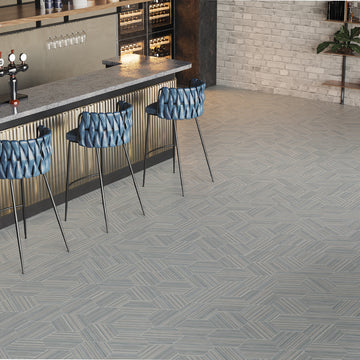 Oasis Blue Hexagon Porcelain Tile | Kitchen & Bathroom Tile by Tesoro