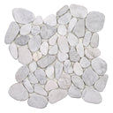 Fossil Carrara - Shaved Pebble Tile