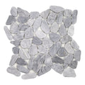 Wave Bardiglio - Shaved Pebble Tile