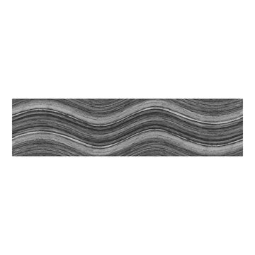 Ocean Wave Charcoal, 6" x 24" | Pool Waterline Tile