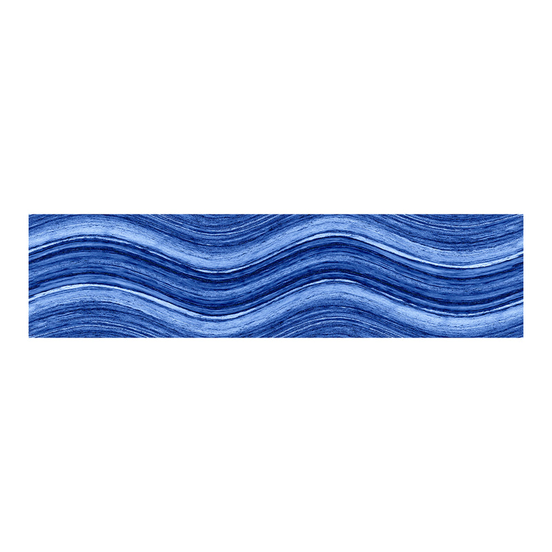 Ocean Wave Cobalt, 6" x 24" | Pool Waterline Tile