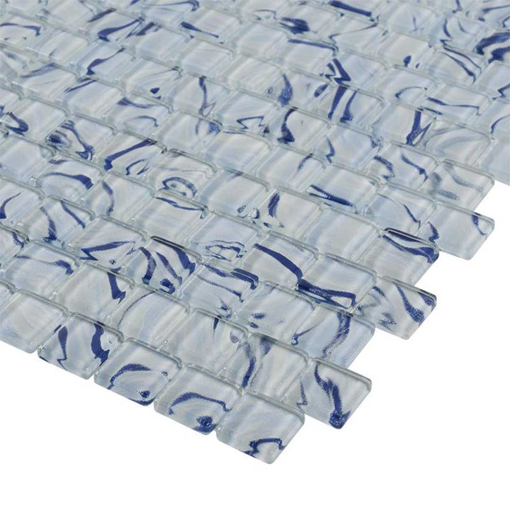 High Tide Sky Blue, 1" x 1" Glass Tile | Anthology Pool & Spa Tile