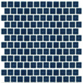 Navy Blue, 1" x 1" - Porcelain Pool Tile