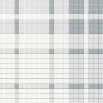 Soho Plaid Afternoon Blend, Mosaic | Ceramic Wall & Floor Tile by Tesoro