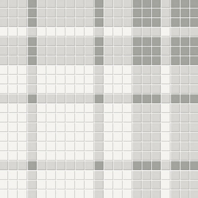 Soho Plaid Evening Blend, Mosaic | Ceramic Wall & Floor Tile by Tesoro