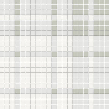 Soho Plaid Morning Blend, Mosaic | Ceramic Wall & Floor Tile by Tesoro