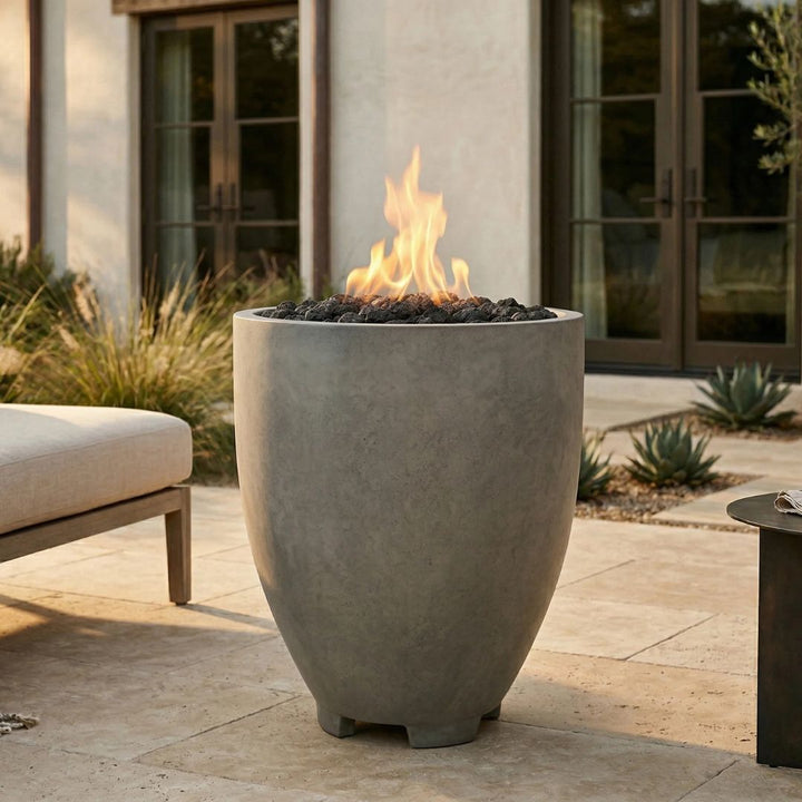 Prism Hardscapes Pentola 1 Fire Bowl | Outdoor Gas Fire Pit