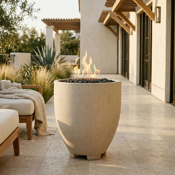 Prism Hardscapes Pentola 1 Fire Bowl | Outdoor Gas Fire Pit