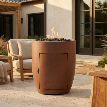 Prism Hardscapes Pentola 3 Fire Bowl | PH-403 | Outdoor Gas Fire Pit