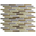 Persian Blue Metallic, 1/2" x 3-1/4" - Porcelain Pool Tile