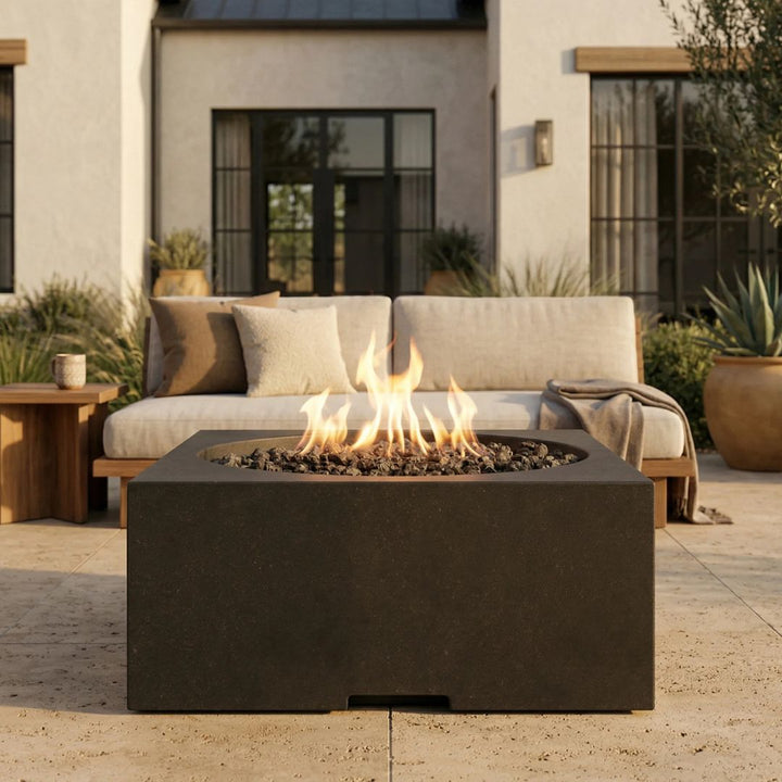 Prism Hardscapes Piazza Fire Table | Outdoor Gas Fire Pit