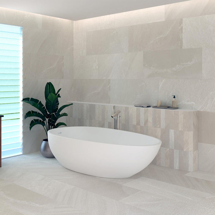 Pietrasanta Ivory, 3" x 11" - Porcelain Tile