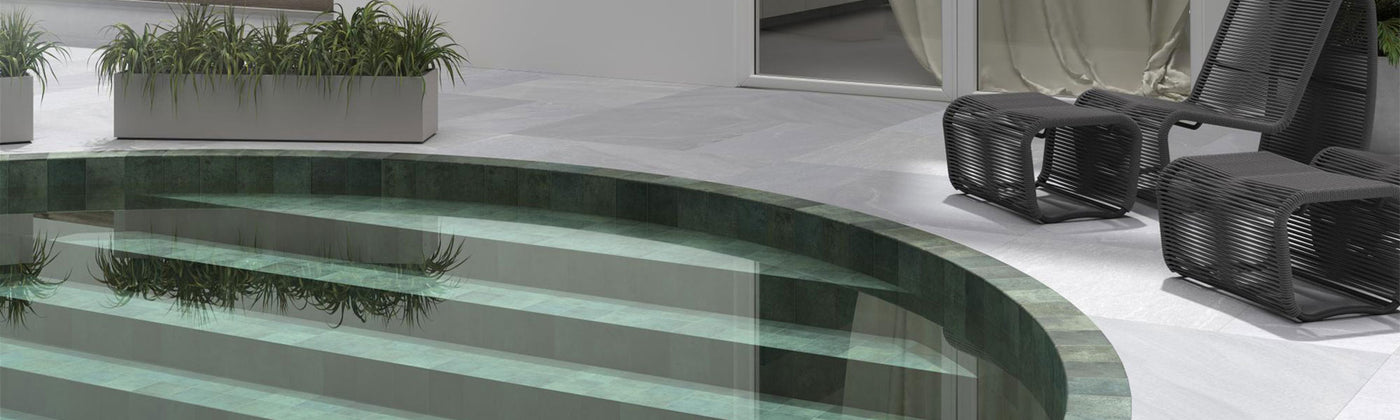 Porcelain Tile for Pools, Kitchens, and Bathrooms