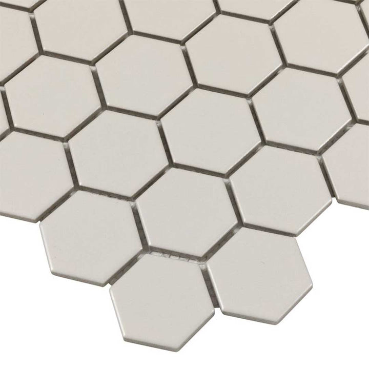 Porcelart Pearl Matte, Hexagon Porcelain Tile | Anthology