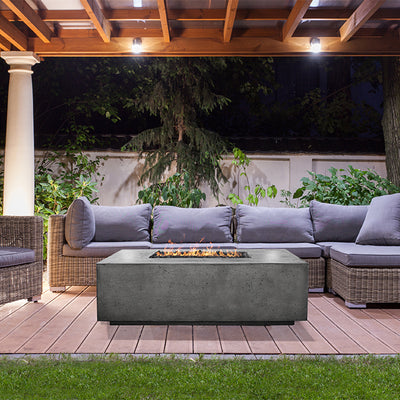 Porto 58 Fire Table | Outdoor Gas Fire Pit by Prism Hardscapes