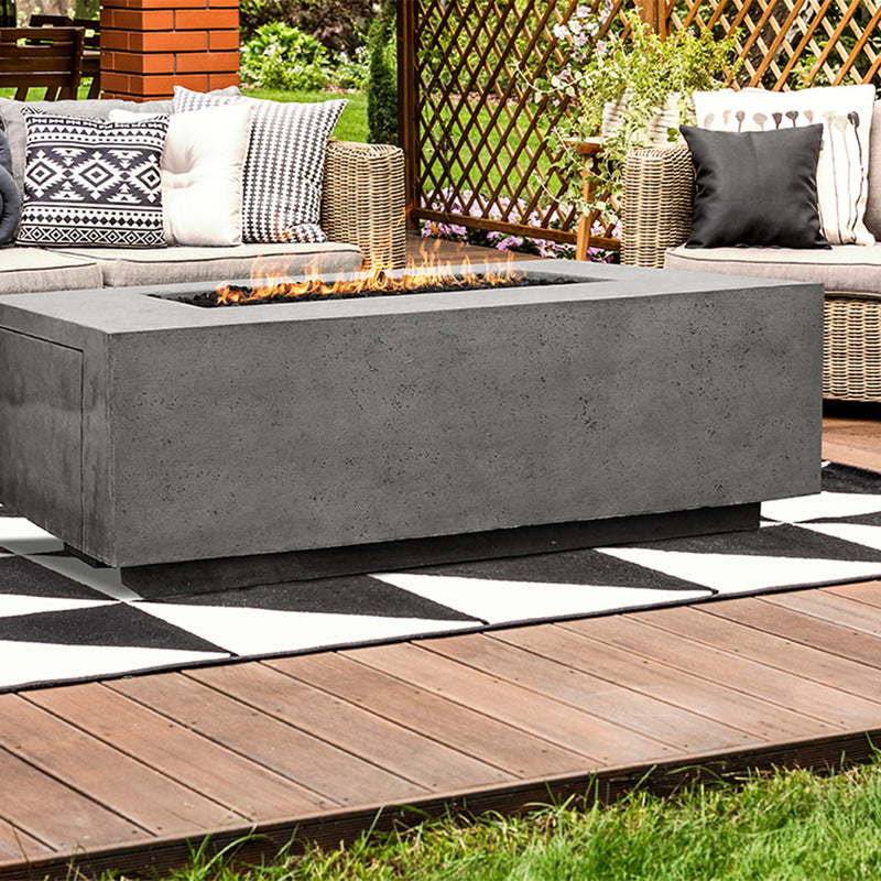 Porto 68 Fire Table | Outdoor Gas Fire Pit by Prism Harrdscapes
