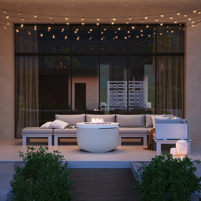 The Ledge Halo Firepit by Ledge Lounger