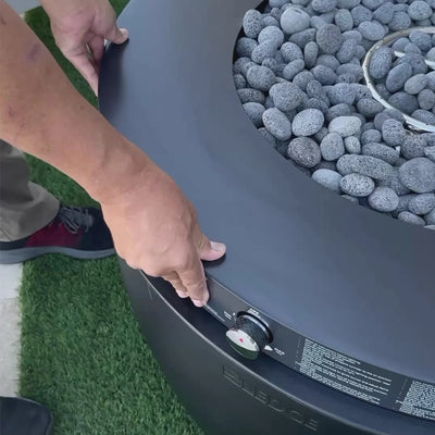 The Ledge Halo Firepit by Ledge Lounger