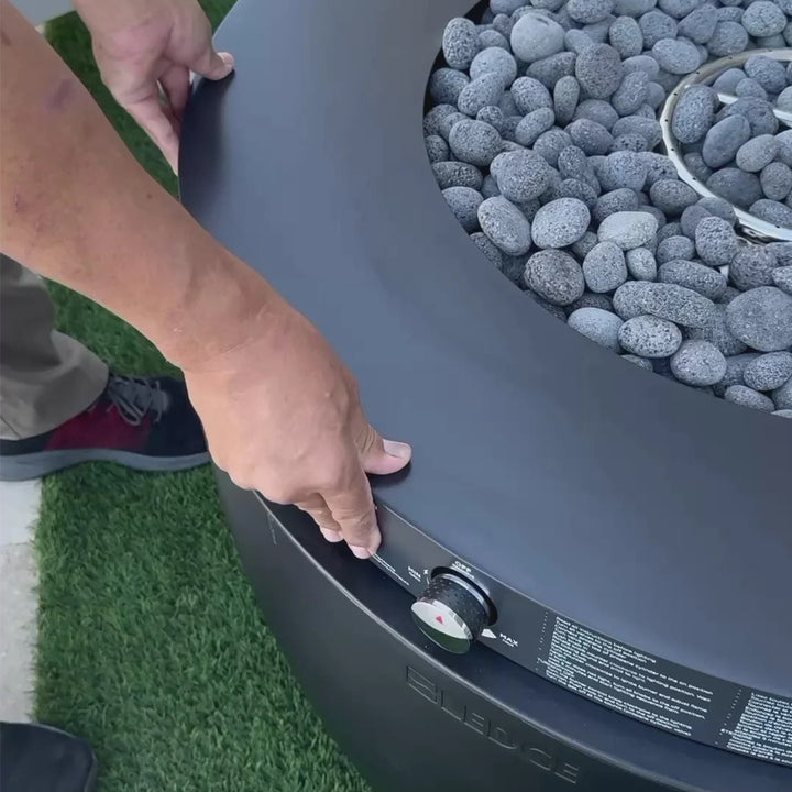The Ledge Halo Firepit by Ledge Lounger