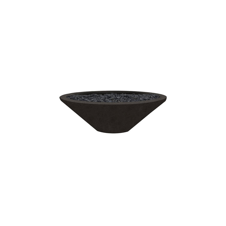 Prism Hardscapes | Embarcadero Pedestal Liquid Propane with Manual Key Valve, Ebony| PH-437-2LP