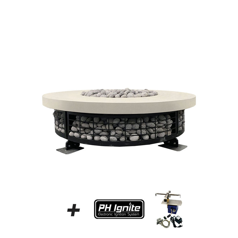 Prism Hardscapes | Fuego 54" diameter Natural Gas with PH-Ignite, Coastal| PH-IGNITE-FUEGO54-6