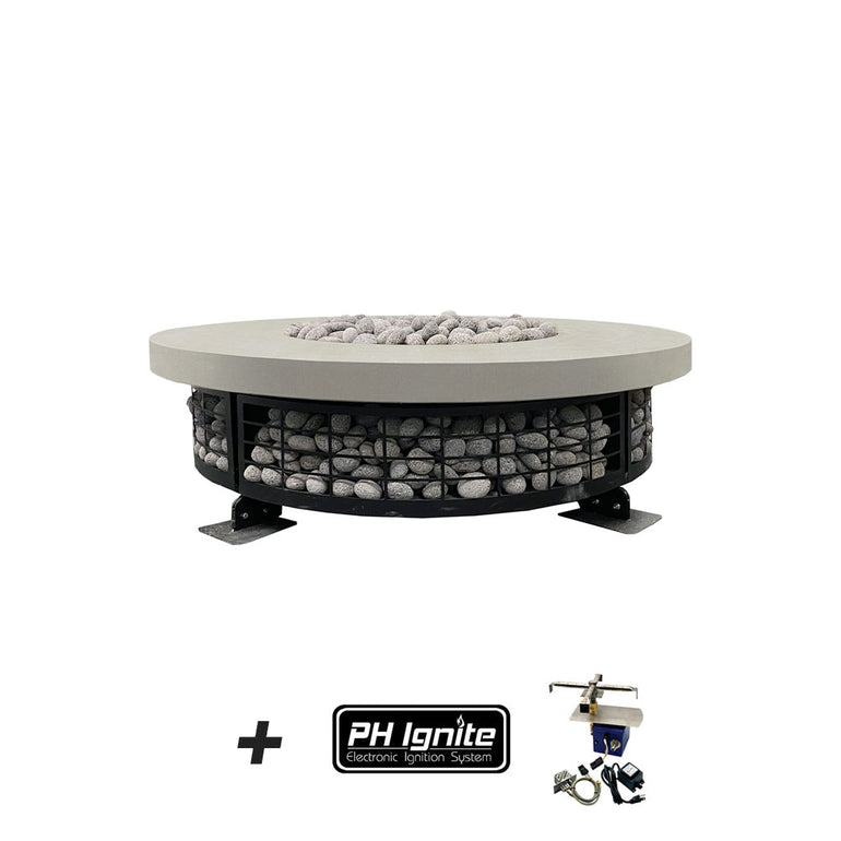 Prism Hardscapes | Fuego 54" diameter Natural Gas with PH-Ignite, Natural | PH-IGNITE-FUEGO54-3