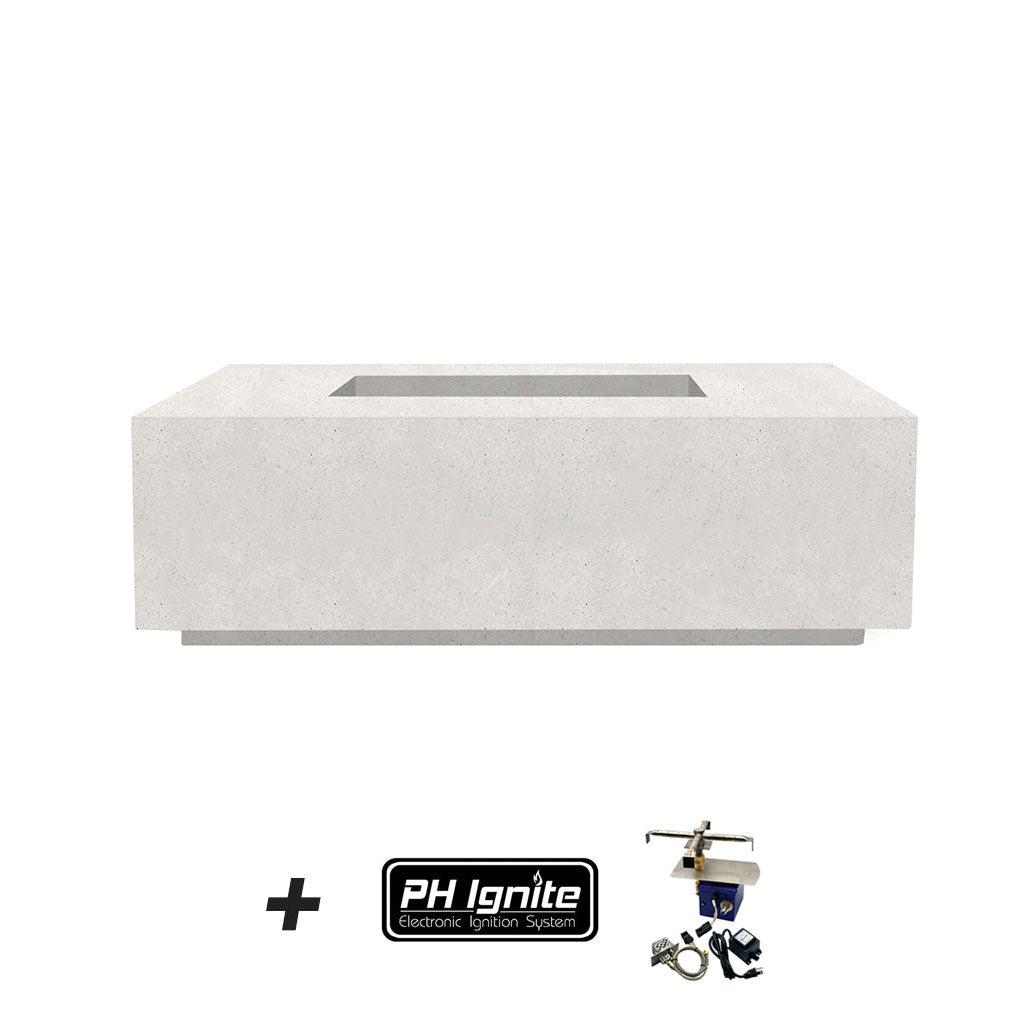 Prism Hardscapes | Porto 68 Liquid Propane with PH-Ignite, Ultra White | PH-IGNITE-422-5LP