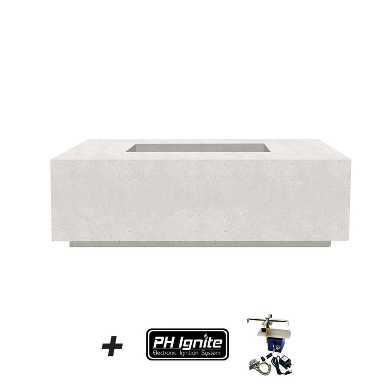 Prism Hardscapes | Porto 68 Liquid Propane with PH-Ignite, Ultra White | PH-IGNITE-422-5LP