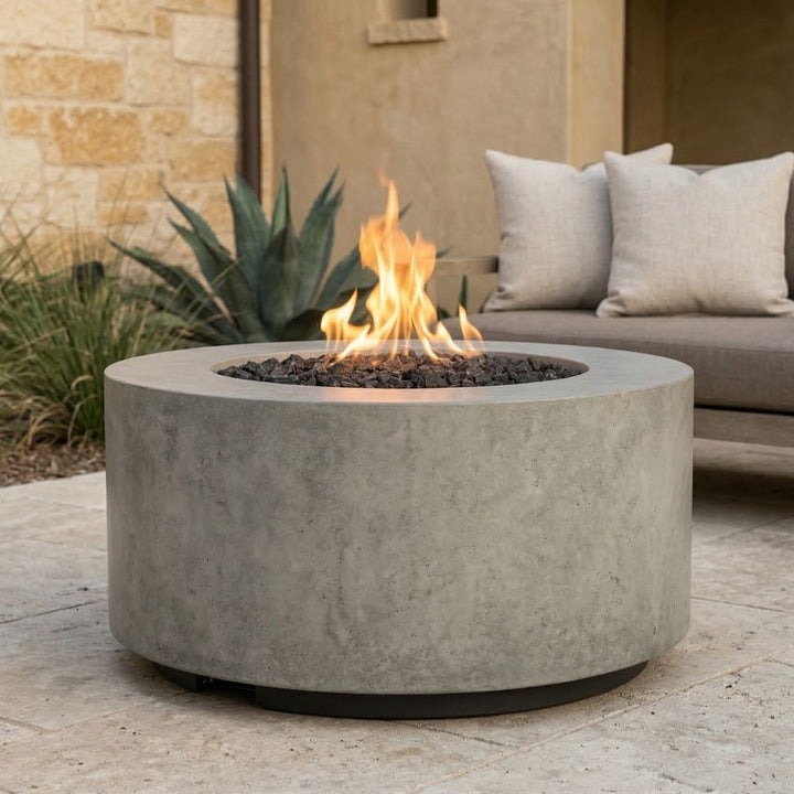 Prism Hardscapes Cilindro Fire Bowl | Outdoor Gas Fire Pit