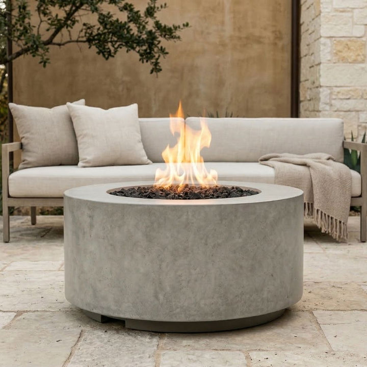 Prism Hardscapes Cilindro Fire Bowl | Outdoor Gas Fire Pit