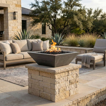 Prism Hardscapes Lombard Fire Bowl Gas Fire Feature