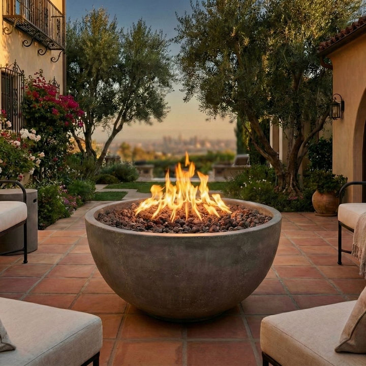 Moderno 1 Fire Bowl | Gas Fire Pit