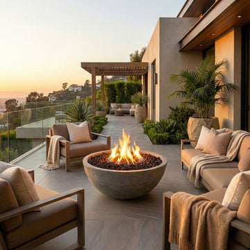 Moderno 1 Fire Bowl | Gas Fire Pit