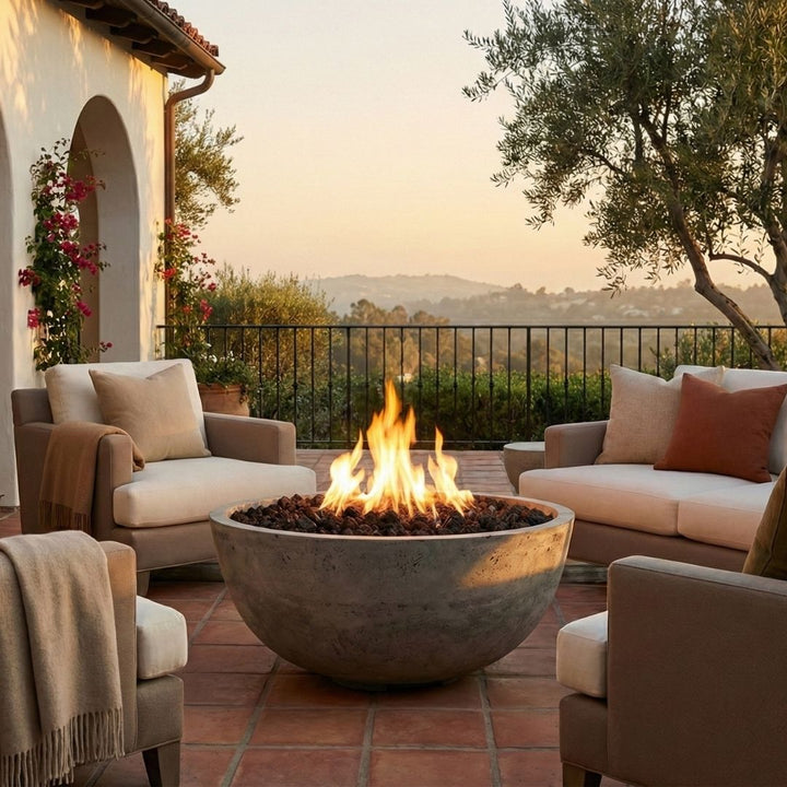 Moderno 1 Fire Bowl | Gas Fire Pit
